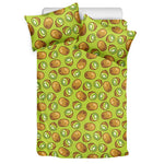 Cute Kiwi Pattern Print Duvet Cover Bedding Set