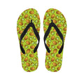 Cute Kiwi Pattern Print Flip Flops