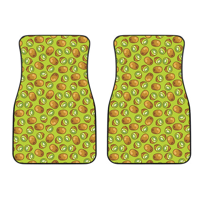 Cute Kiwi Pattern Print Front Car Floor Mats