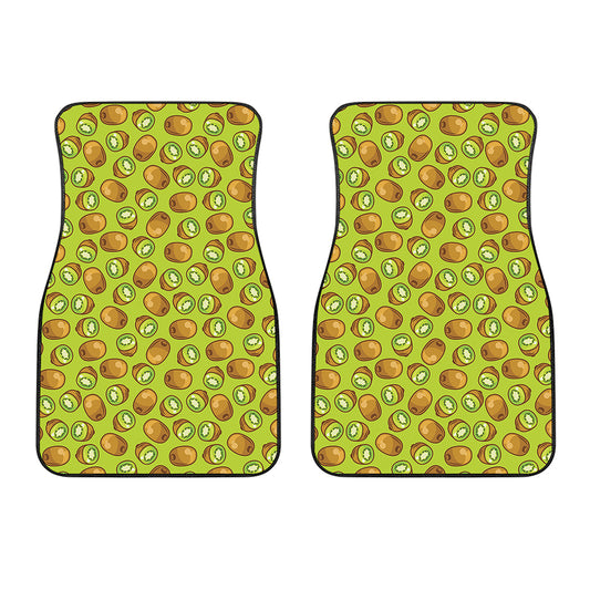 Cute Kiwi Pattern Print Front Car Floor Mats