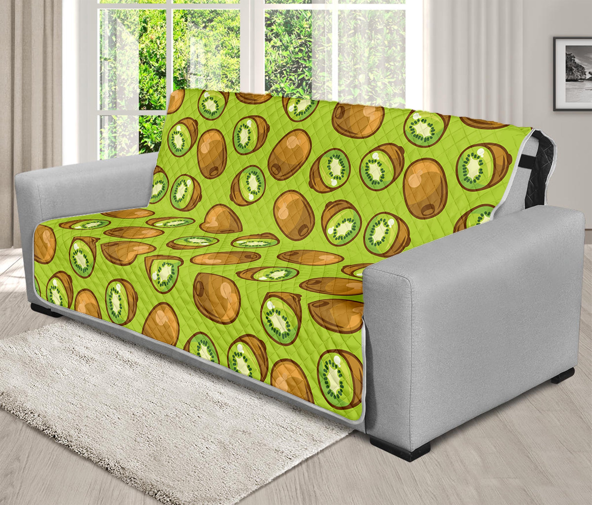 Cute Kiwi Pattern Print Futon Protector