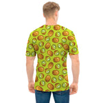 Cute Kiwi Pattern Print Men's T-Shirt