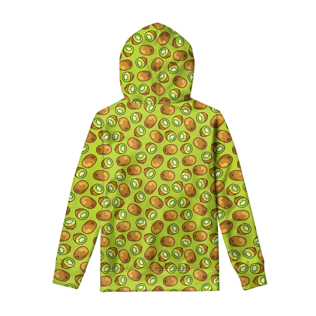 Cute Kiwi Pattern Print Pullover Hoodie