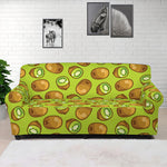 Cute Kiwi Pattern Print Sofa Cover