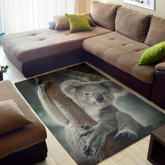 Cute Koala Print Area Rug