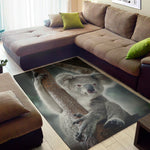 Cute Koala Print Area Rug
