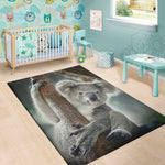 Cute Koala Print Area Rug