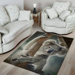 Cute Koala Print Area Rug
