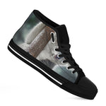 Cute Koala Print Black High Top Shoes