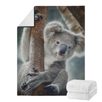 Cute Koala Print Blanket