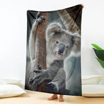 Cute Koala Print Blanket