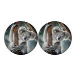 Cute Koala Print Car Coasters