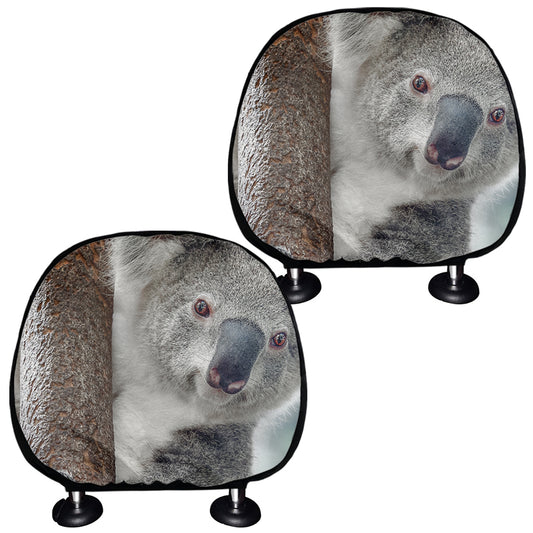 Cute Koala Print Car Headrest Covers