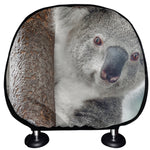 Cute Koala Print Car Headrest Covers