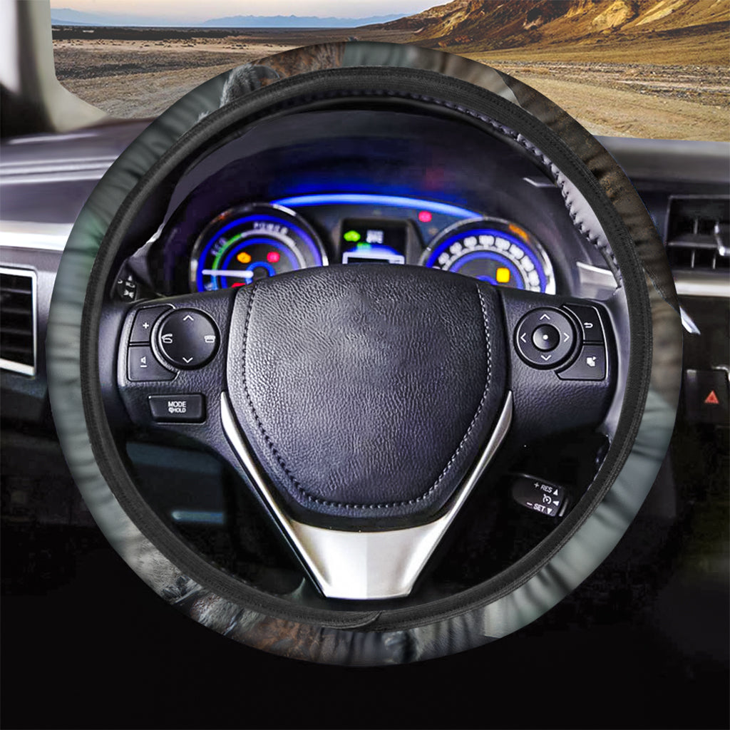 Cute Koala Print Car Steering Wheel Cover