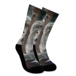 Cute Koala Print Crew Socks