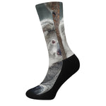 Cute Koala Print Crew Socks