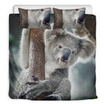 Cute Koala Print Duvet Cover Bedding Set