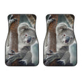 Cute Koala Print Front Car Floor Mats