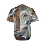 Cute Koala Print Men's Baseball Jersey