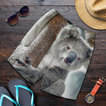 Cute Koala Print Men's Shorts