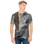 Cute Koala Print Men's T-Shirt