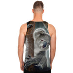 Cute Koala Print Men's Tank Top