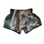 Cute Koala Print Muay Thai Boxing Shorts