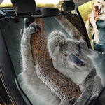 Cute Koala Print Pet Car Back Seat Cover