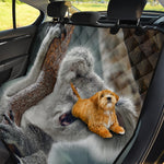 Cute Koala Print Pet Car Back Seat Cover