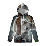 Cute Koala Print Pullover Hoodie