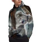 Cute Koala Print Pullover Hoodie