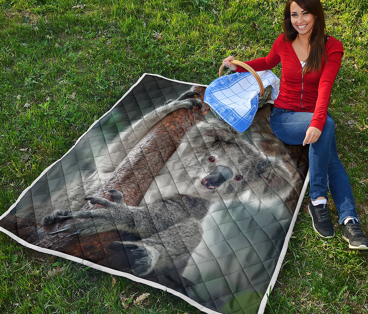 Cute Koala Print Quilt