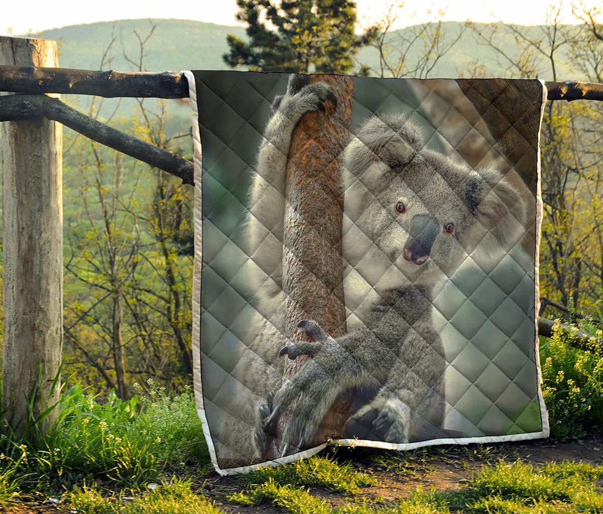 Cute Koala Print Quilt