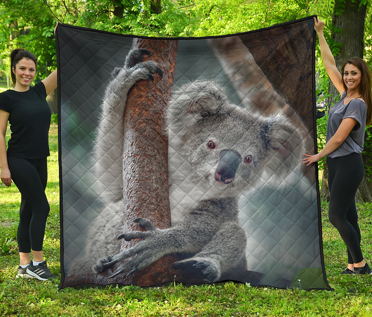 Cute Koala Print Quilt