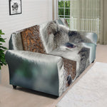 Cute Koala Print Sofa Cover