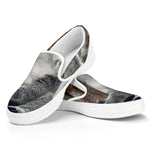 Cute Koala Print White Slip On Shoes