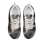 Cute Koala Print White Sneakers