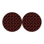 Cute Ladybird Pattern Print Car Coasters