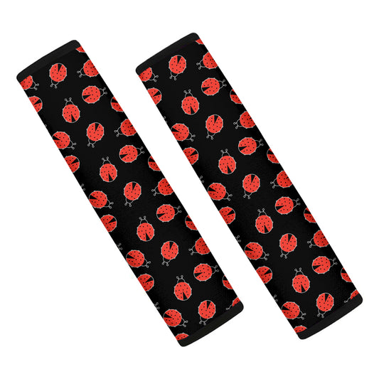 Cute Ladybird Pattern Print Car Seat Belt Covers