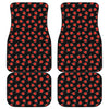 Cute Ladybird Pattern Print Front and Back Car Floor Mats