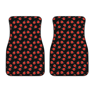 Cute Ladybird Pattern Print Front Car Floor Mats