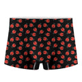 Cute Ladybird Pattern Print Men's Boxer Briefs