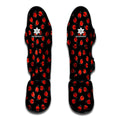 Cute Ladybird Pattern Print Muay Thai Shin Guards