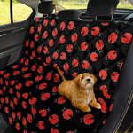 Cute Ladybird Pattern Print Pet Car Back Seat Cover