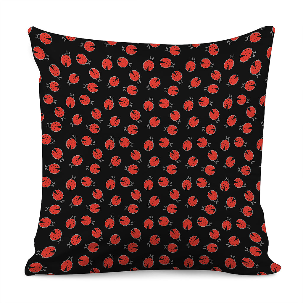 Cute Ladybird Pattern Print Pillow Cover
