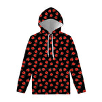 Cute Ladybird Pattern Print Pullover Hoodie