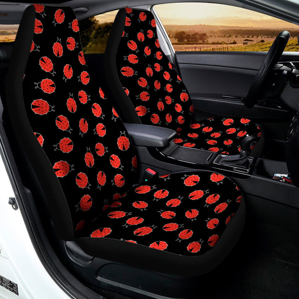 Cute Ladybird Pattern Print Universal Fit Car Seat Covers