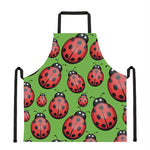 Cute Ladybug Pattern Print Apron
