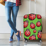 Cute Ladybug Pattern Print Luggage Cover